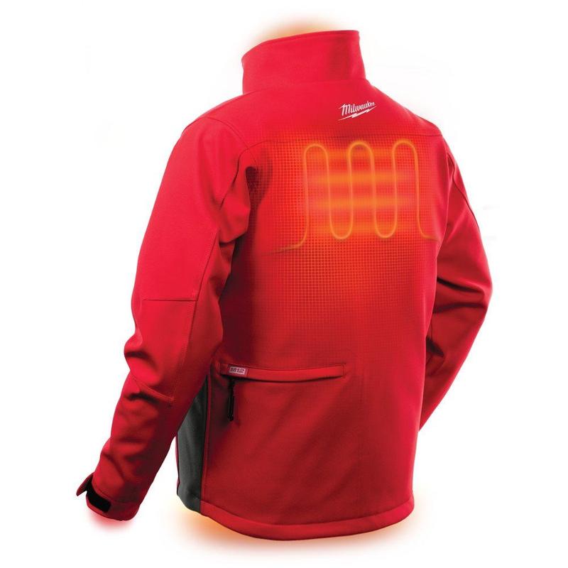 Jaqueta aquecida Milwaukee M12 Kit 3XL vermelha - Jaqueta e Casaco